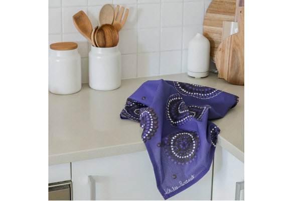 Aboriginal Designed Tea Towel main